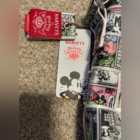 Seatbelt Bag Harvey’s Disney Couture Mickey Mouse Comic Strip, New With Tags! Totes
